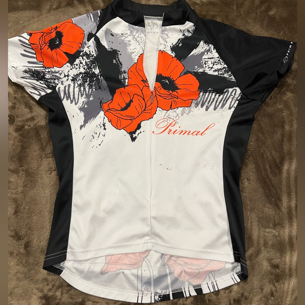Women’s Primal Floral Cycling Jersey Sz Small Pre-Owned